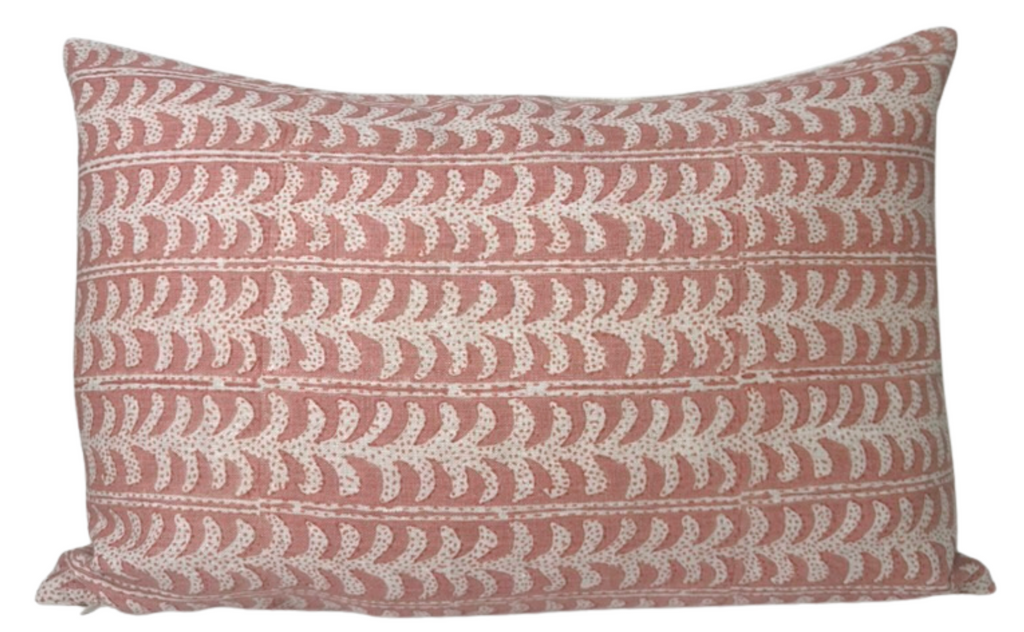 Ready to Ship, Luxor Pillow Cover in Guava, Walter G Textiles