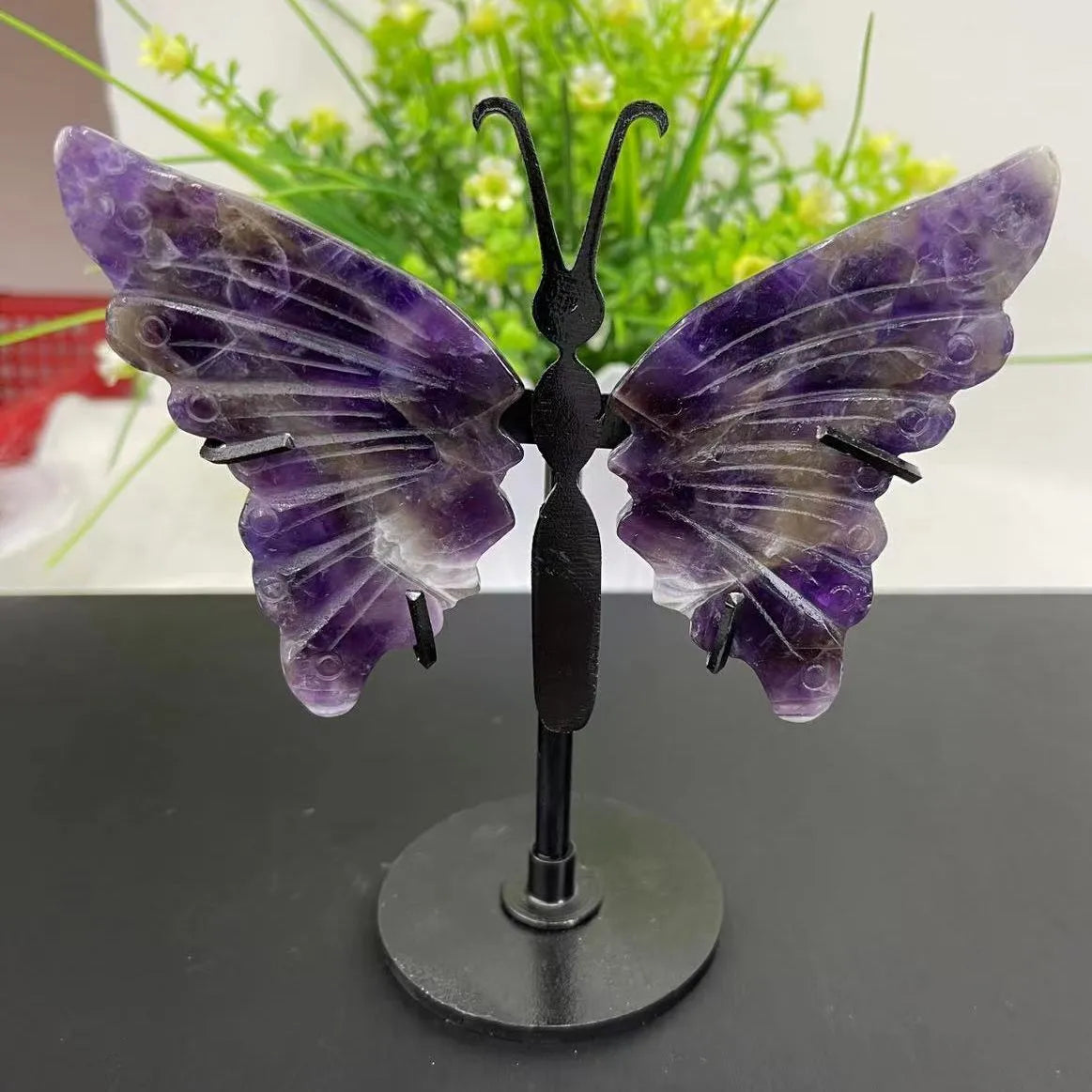 Crystal Butterfly Wings with Stand