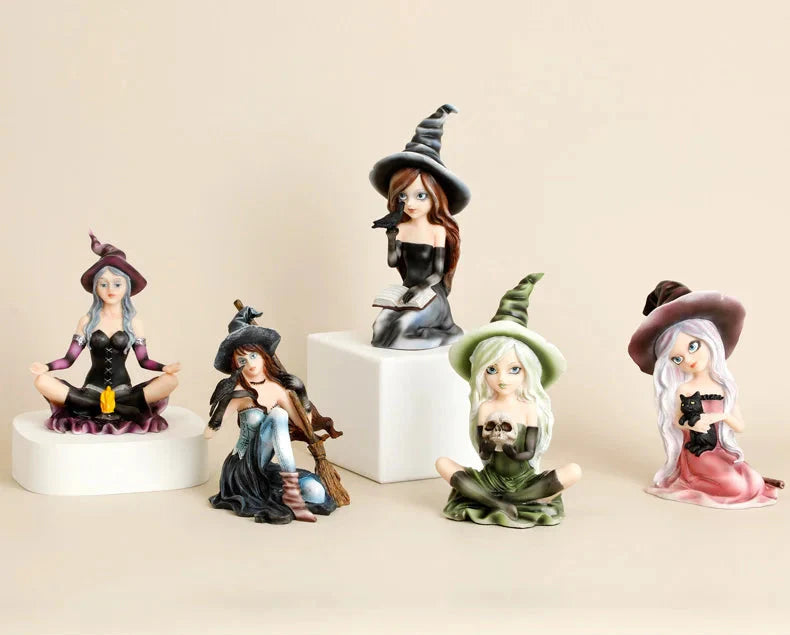 Witch Figurine Statues