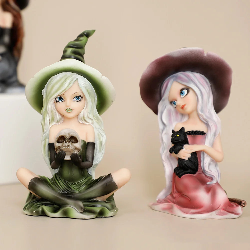 Witch Figurine Statues