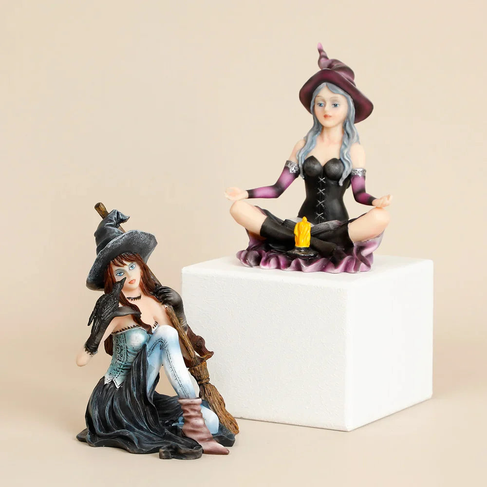 Witch Figurine Statues