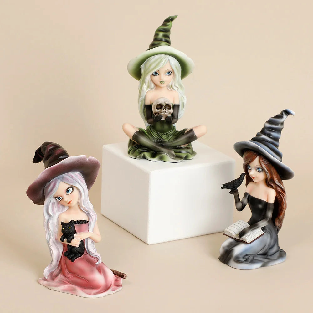 Witch Figurine Statues