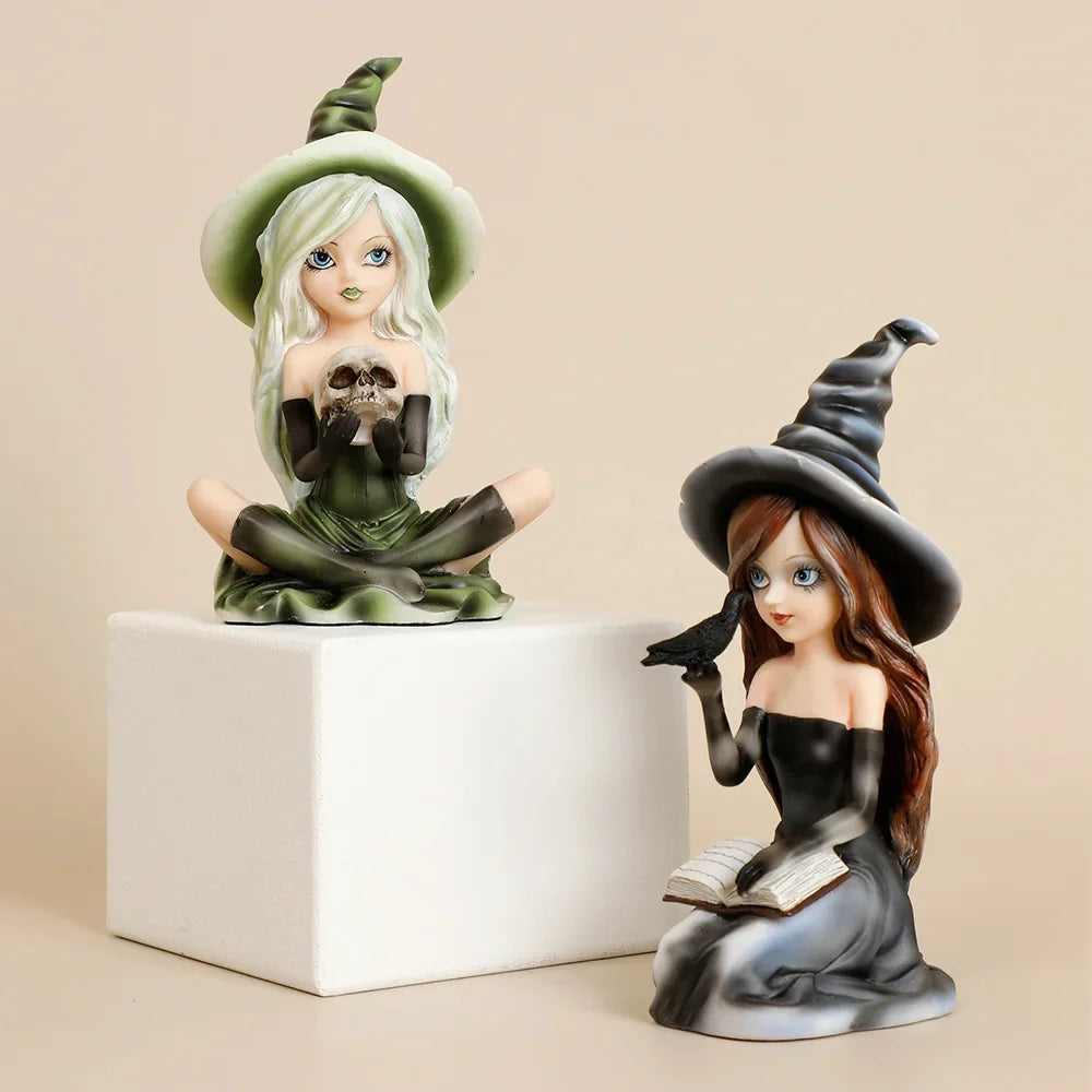 Witch Figurine Statues