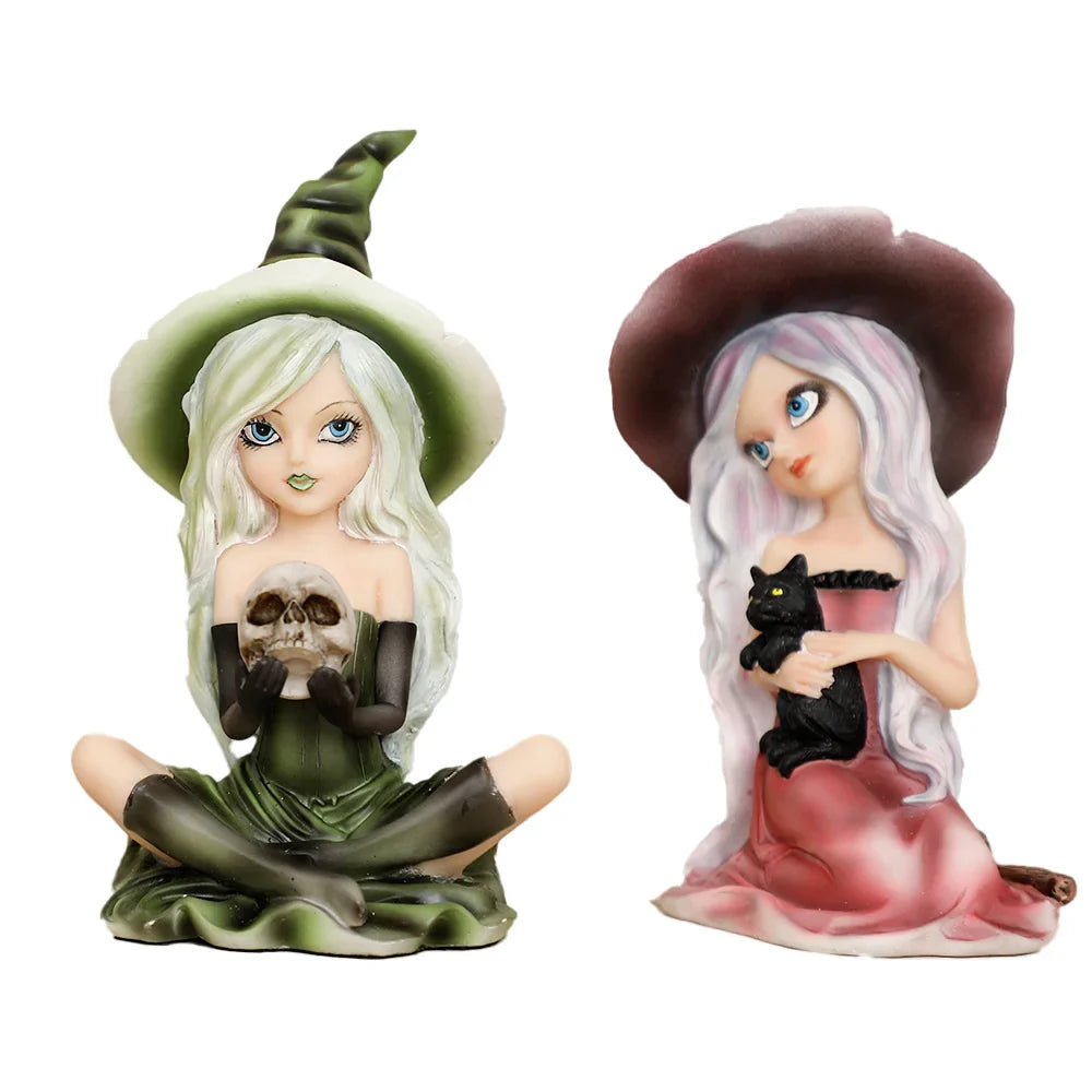 Witch Figurine Statues