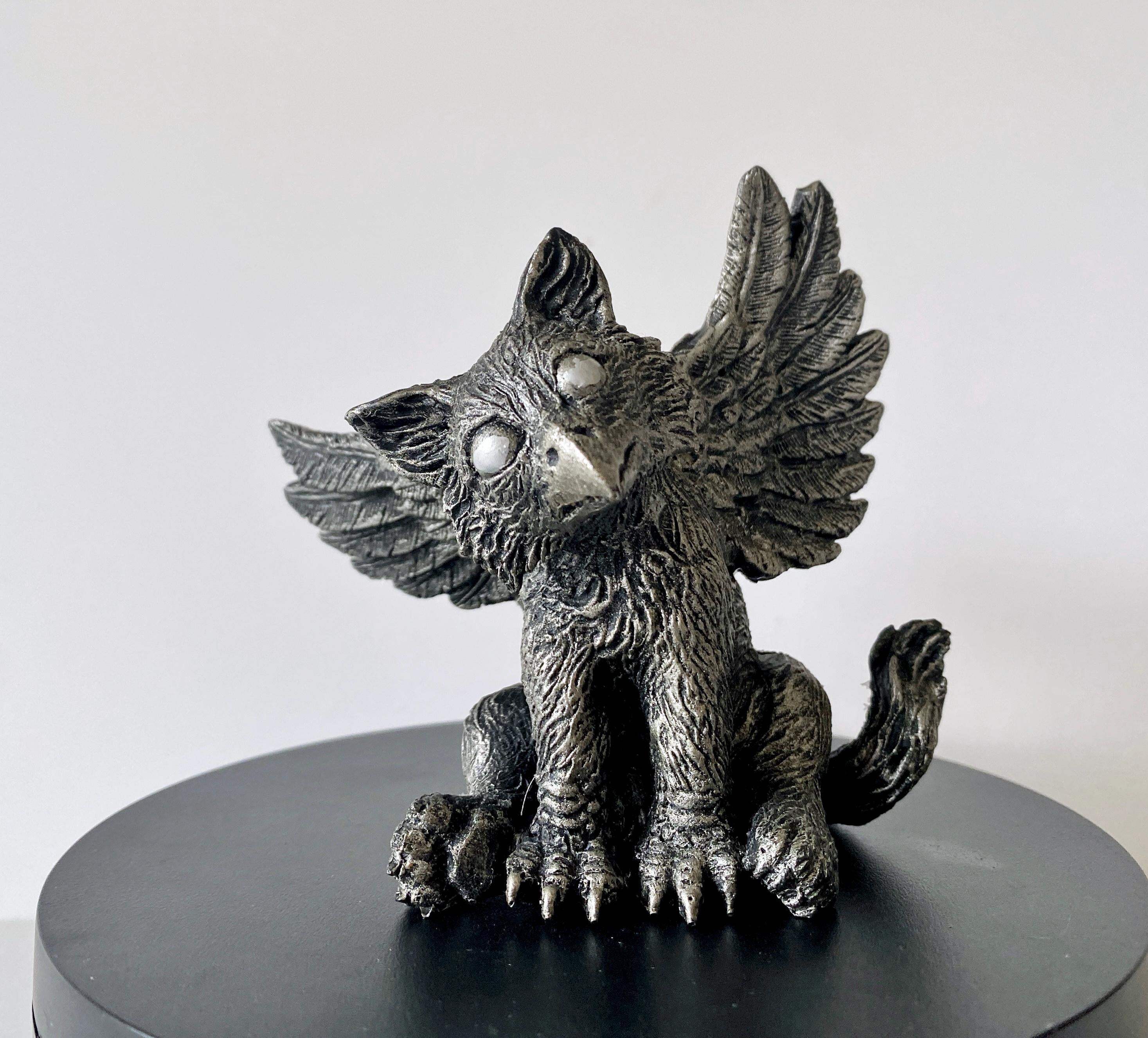 Baby Griffin Hand-Painted Resin Figurine — Version 2