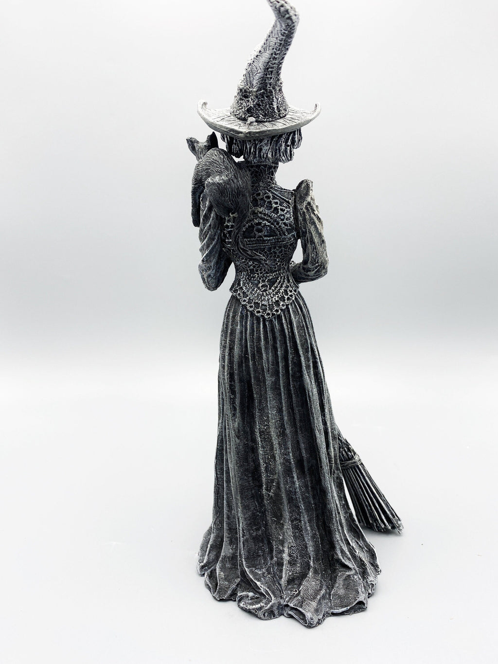 Victorian Witch Hand-Painted Resin Figurine