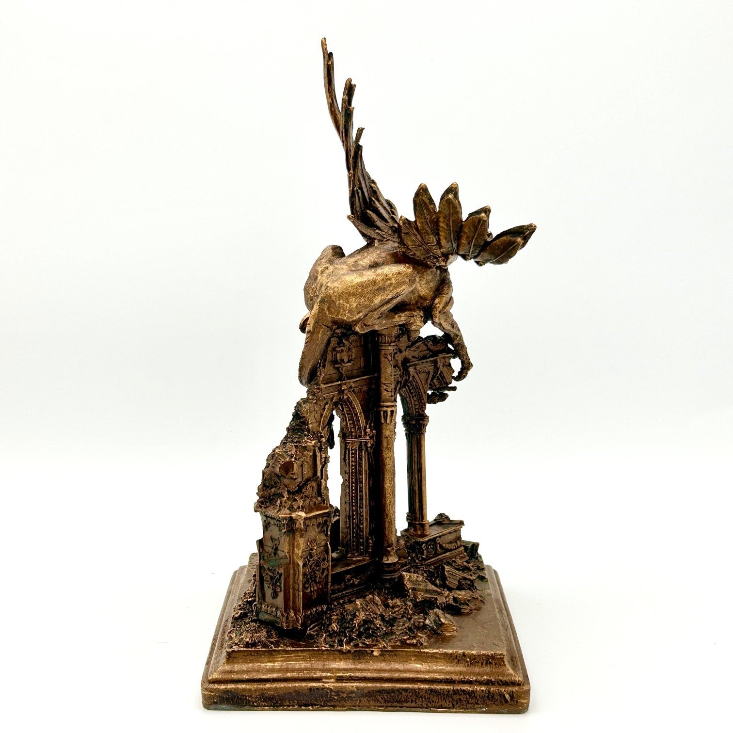 Griffin Statue — Bronze Finish