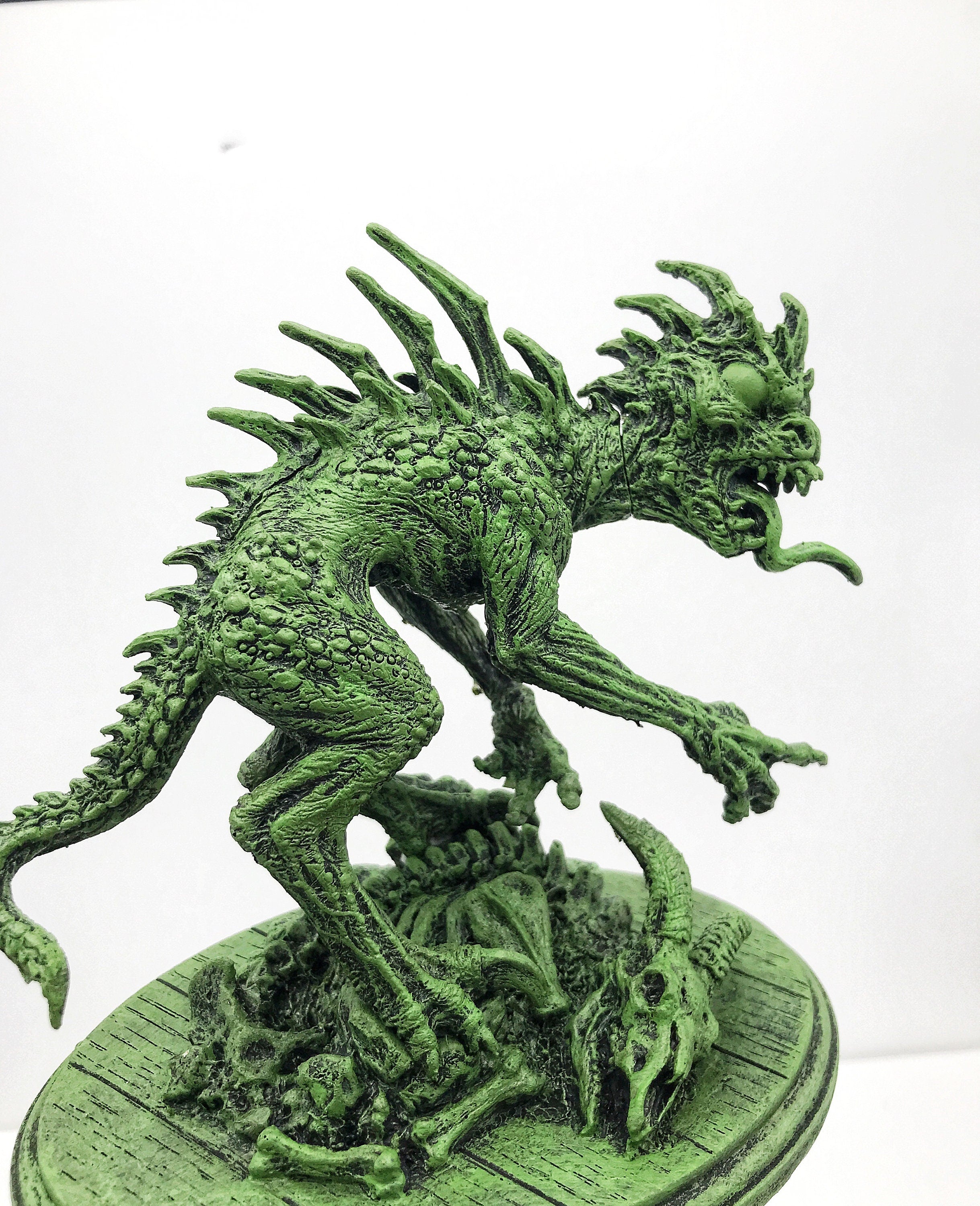 Chupacabra Hand-Painted Resin Figurine