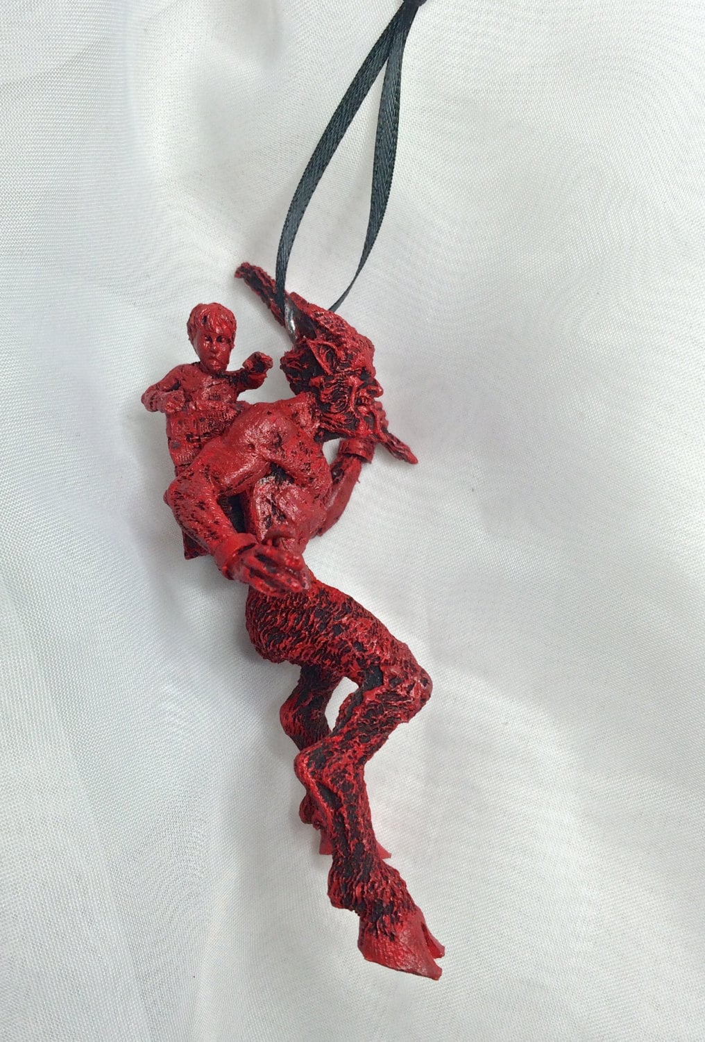Krampus Hand-Painted Resin Ornament