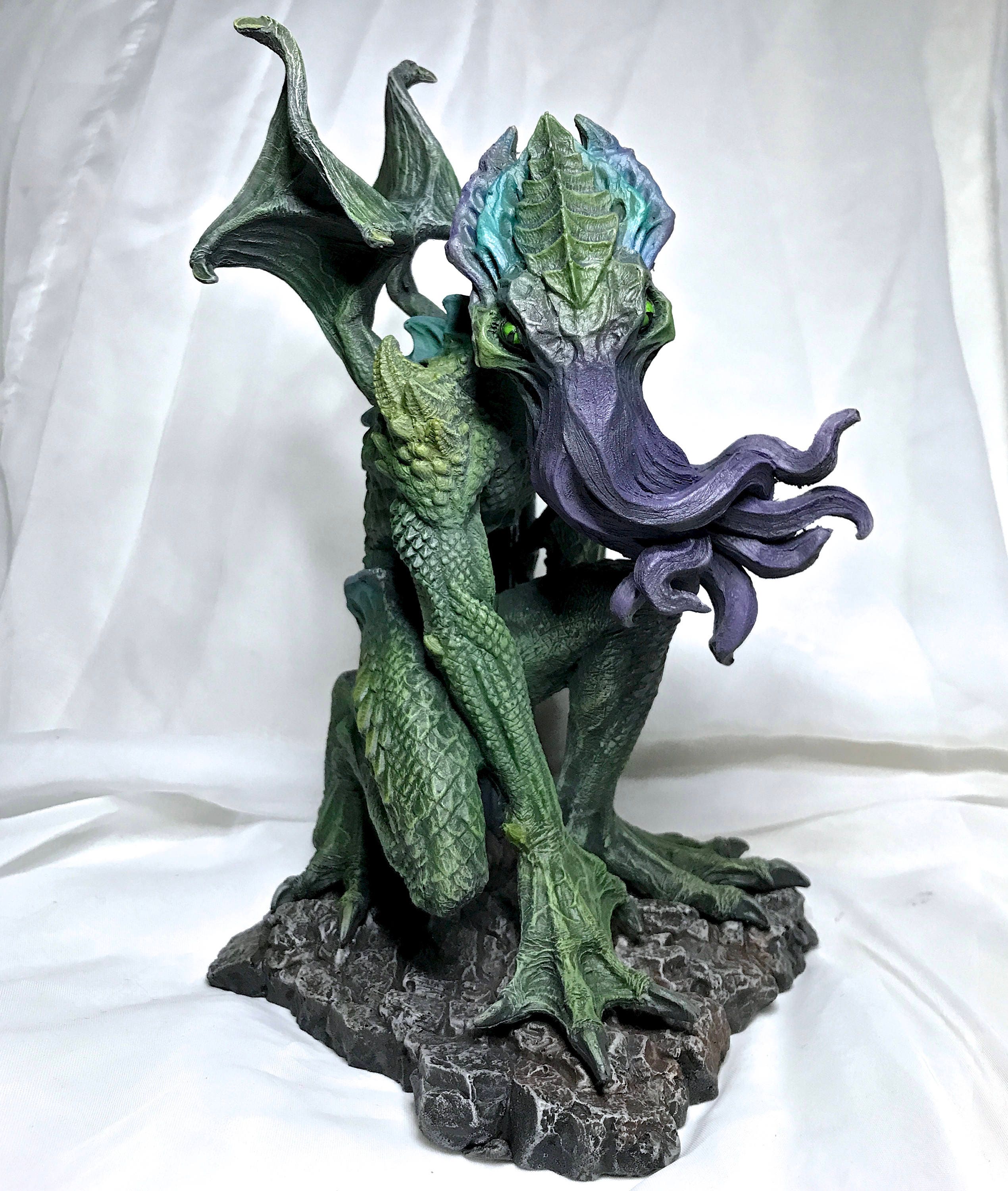 Cthulhu Rising Hand-Painted Resin Figurine — Full Color