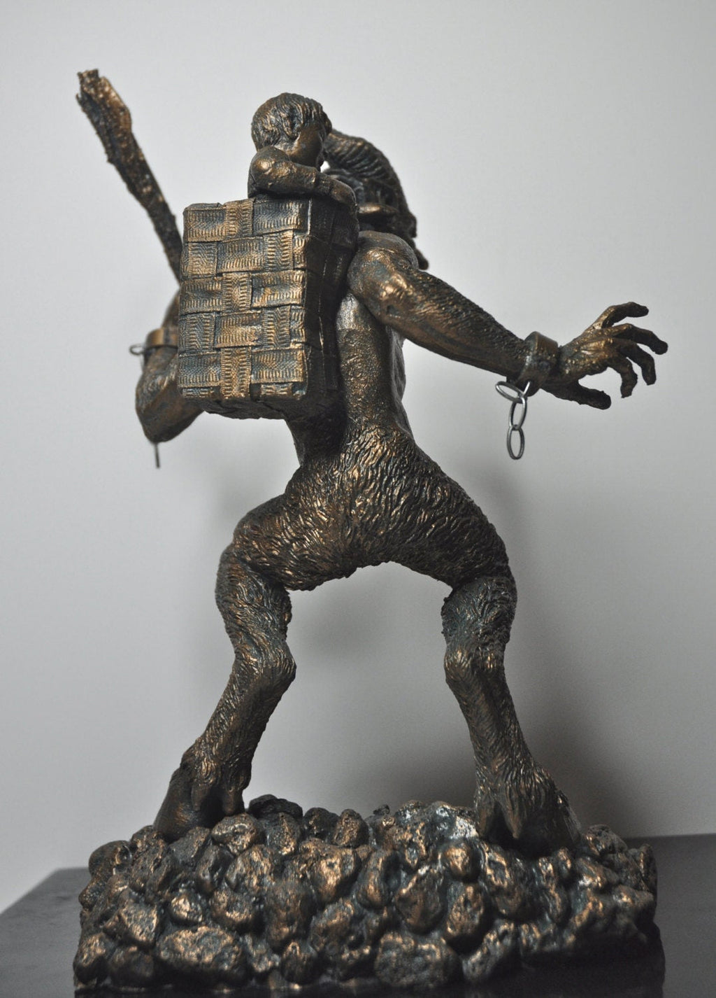 Krampus I Hand-Painted Resin Figurine — Bronze Finish
