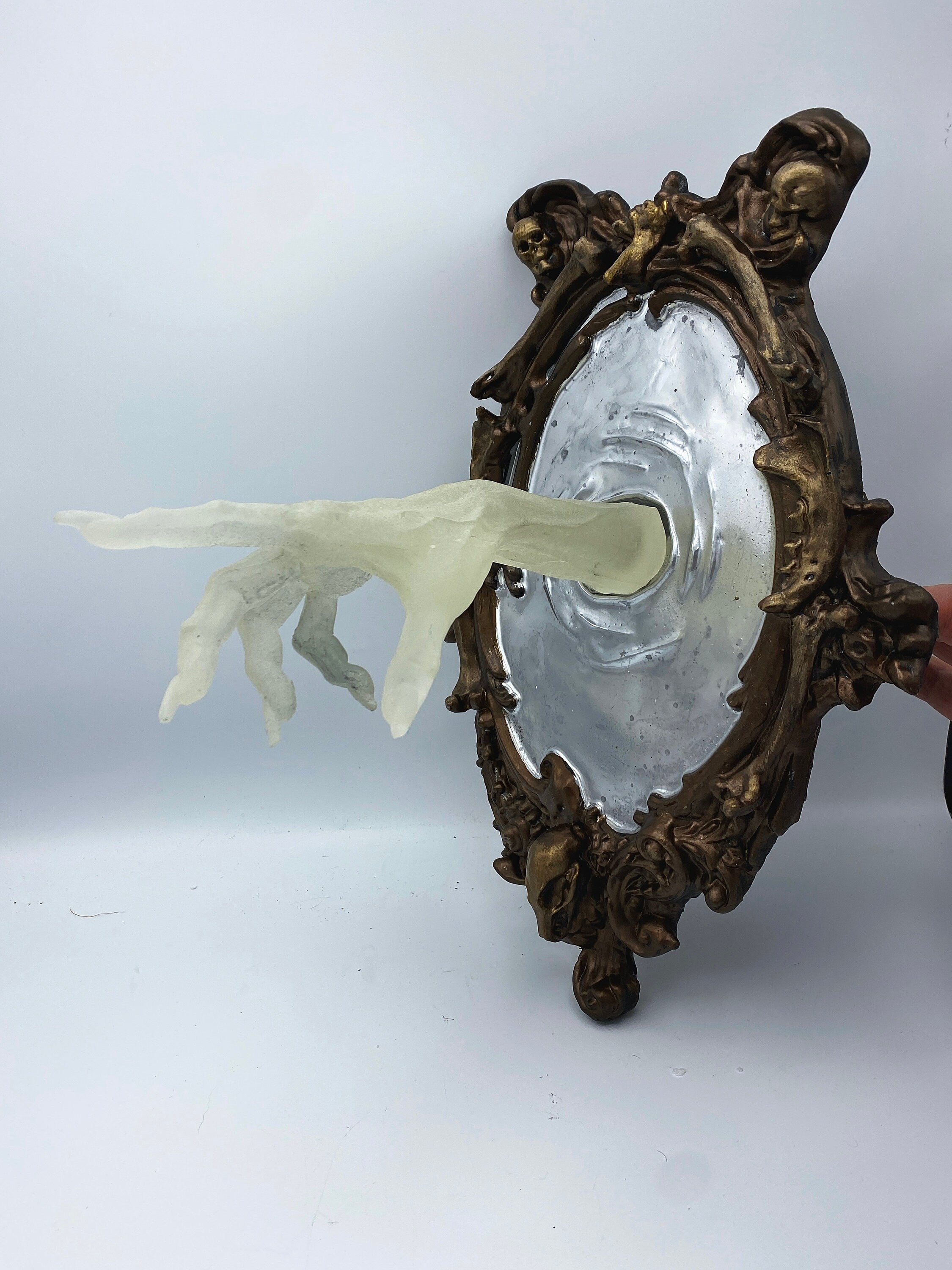 Spectral Hand Wall Plaque — Large Glow in the Dark