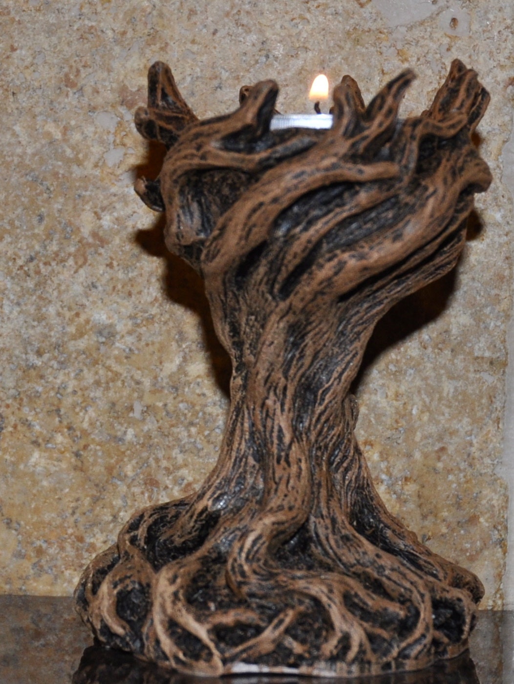Yggdrasil the World Tree Tea Light Holder — Version 2