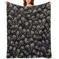 Throw Blanket -Gothic Skulls