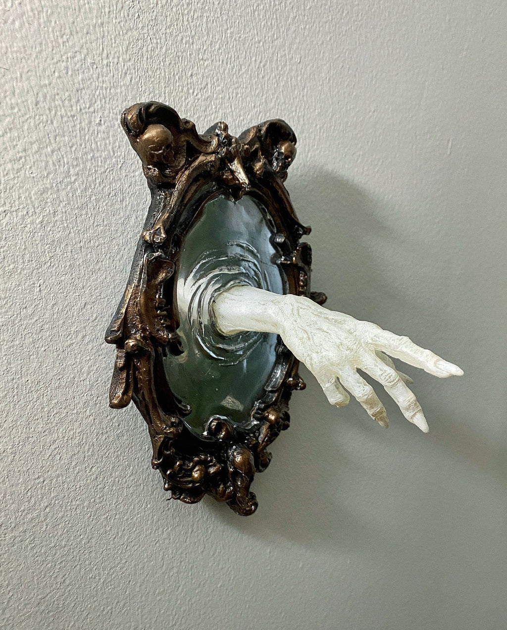 Spectral Hand Wall Plaque — White