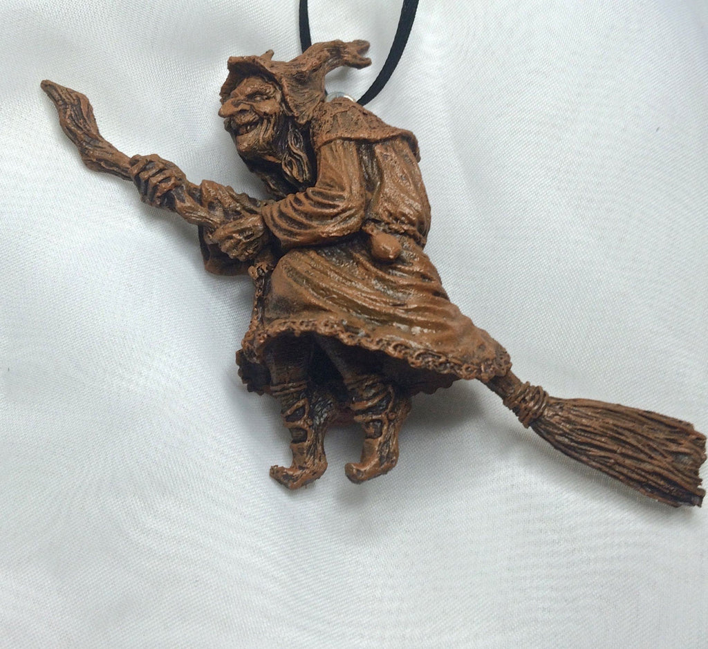 La Befana the Witch Hand-Painted Resin Ornament