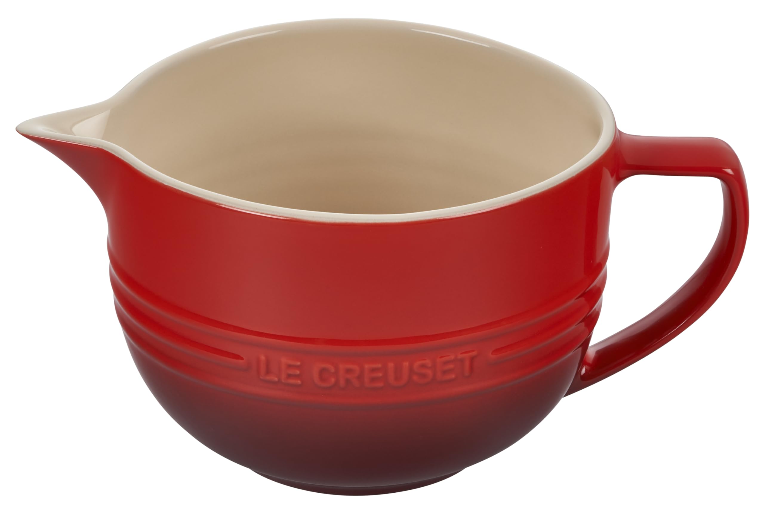 Le Creuset Stoneware Batter Bowl, 3.25 qt. – Cerise