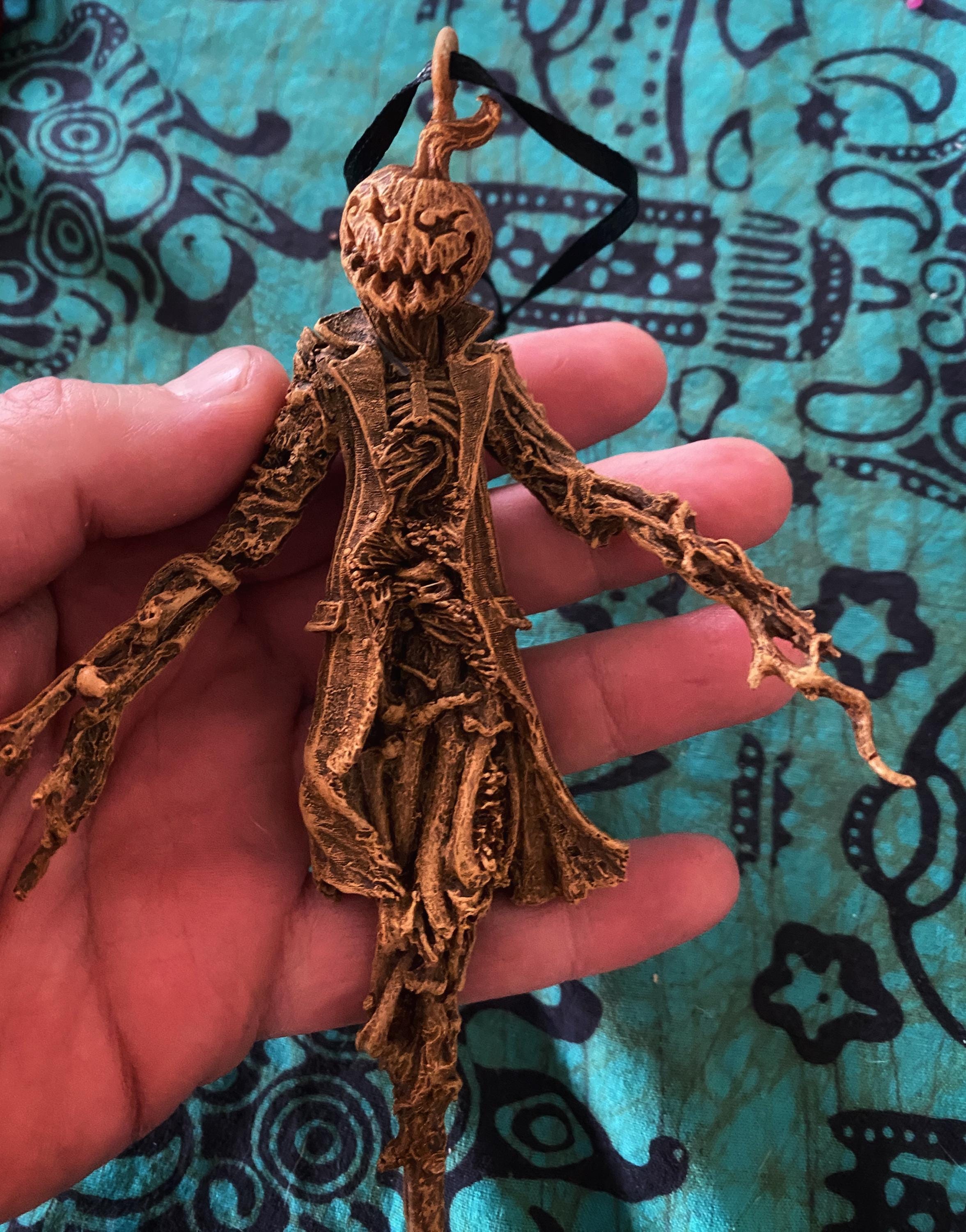 Scarecrow Ornament — Jack O’ Lantern Version