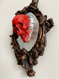 Spectral Skull Wall Plaque — Blood Red