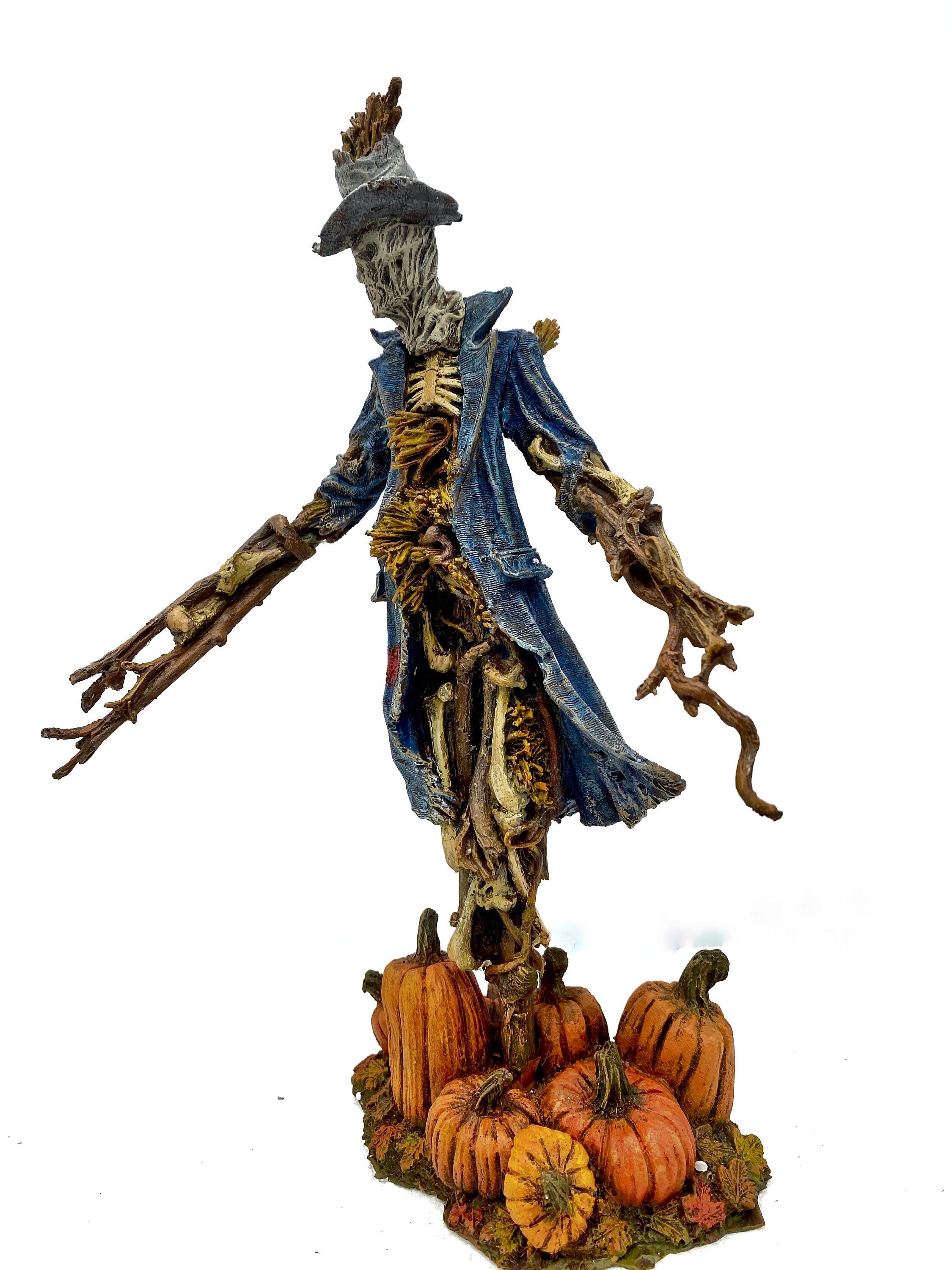 Scarecrow Hand-Painted Resin Figurine — Version 2