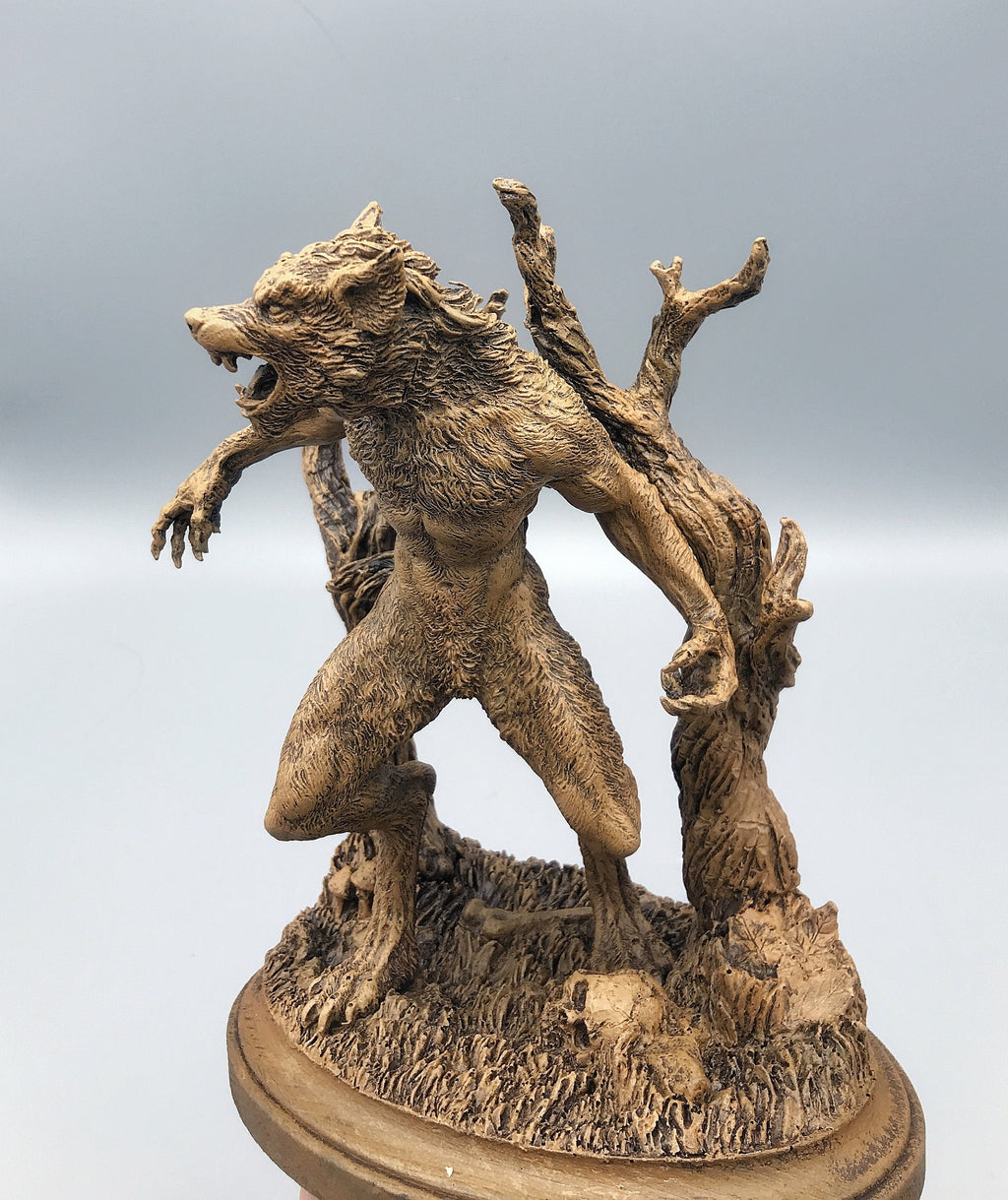 Werewolf Hand-Painted Resin Figurine