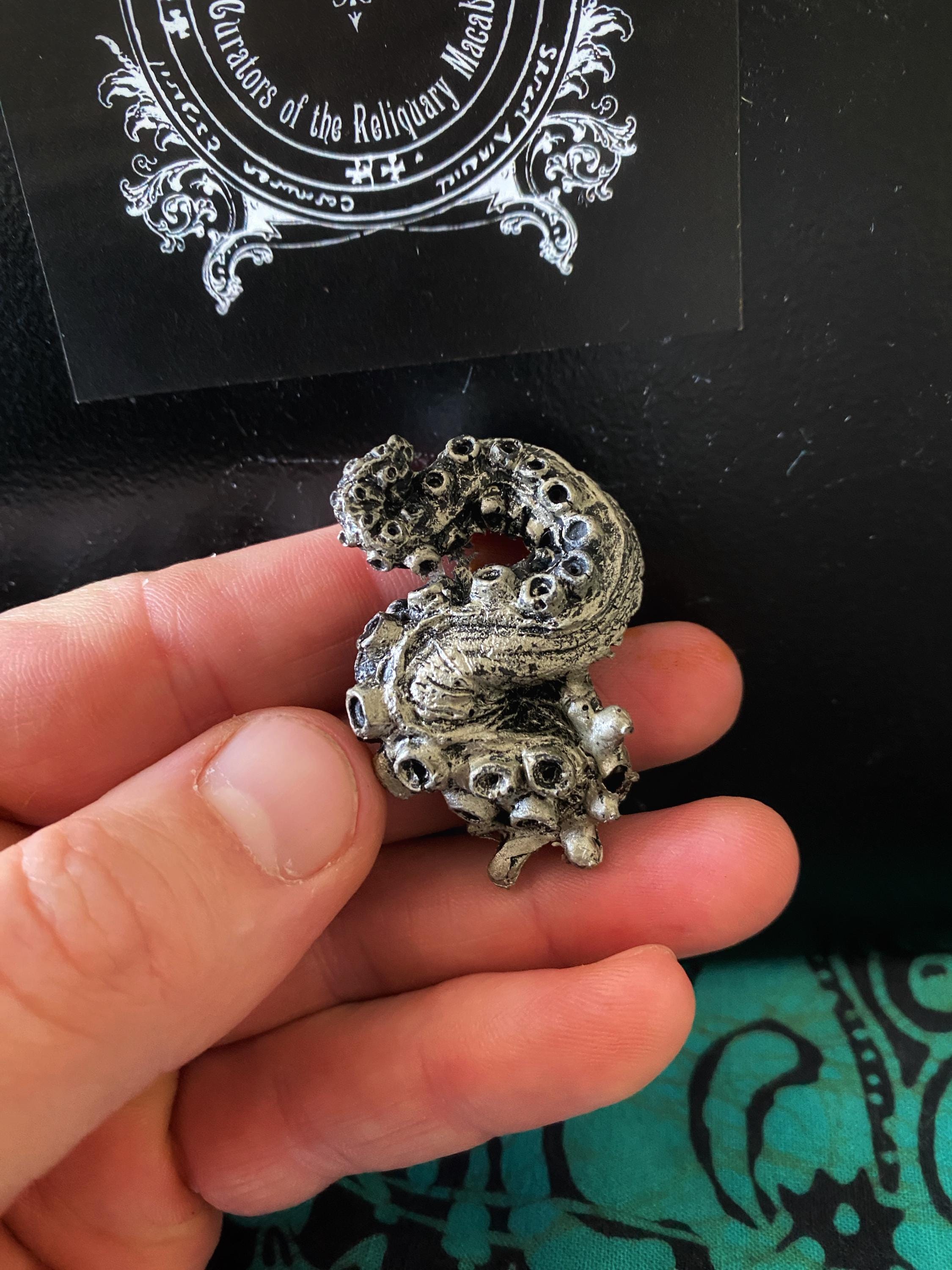 Kraken Tentacle Magnet — Pewter Finish