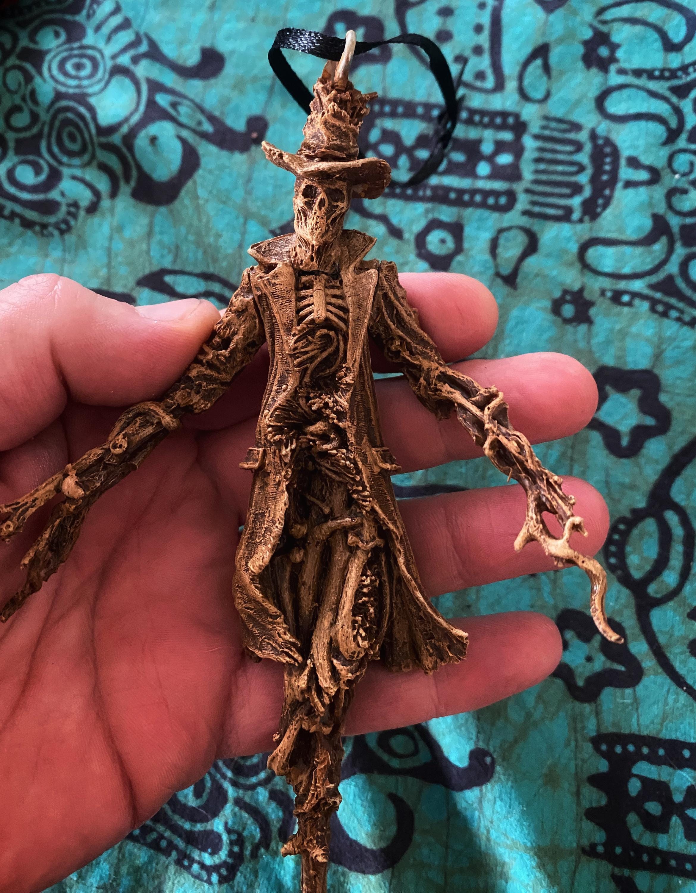 Scarecrow Hand-Painted Resin Ornament