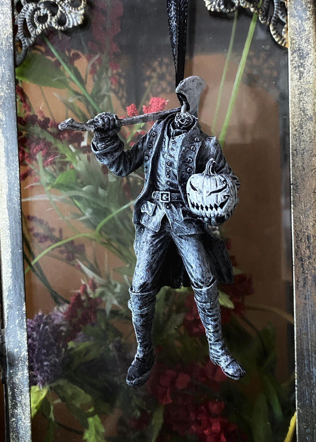 Headless Horseman Hand-Painted Resin Ornament