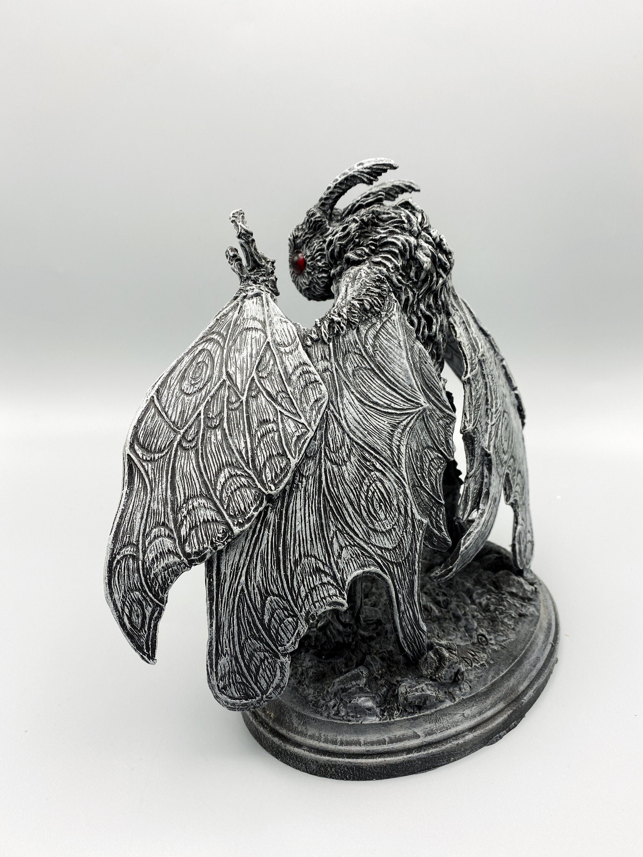 Mothman Hand-Painted Resin Figurine