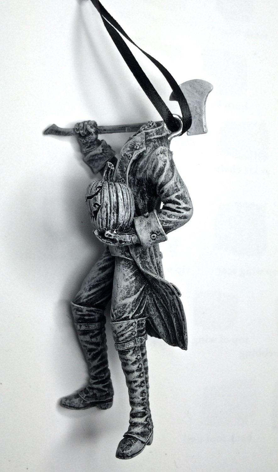 Headless Horseman Hand-Painted Resin Ornament