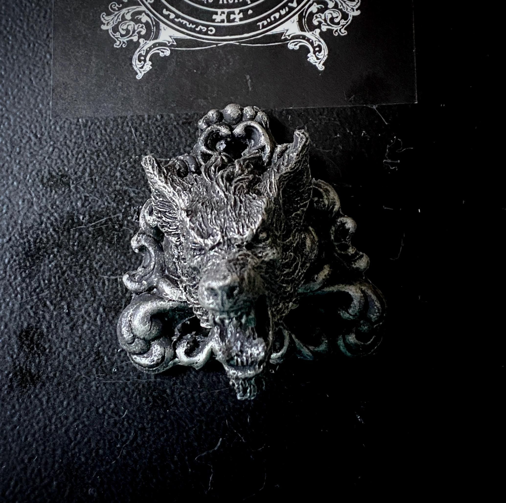 Werewolf Hand-Painted Resin Magnet