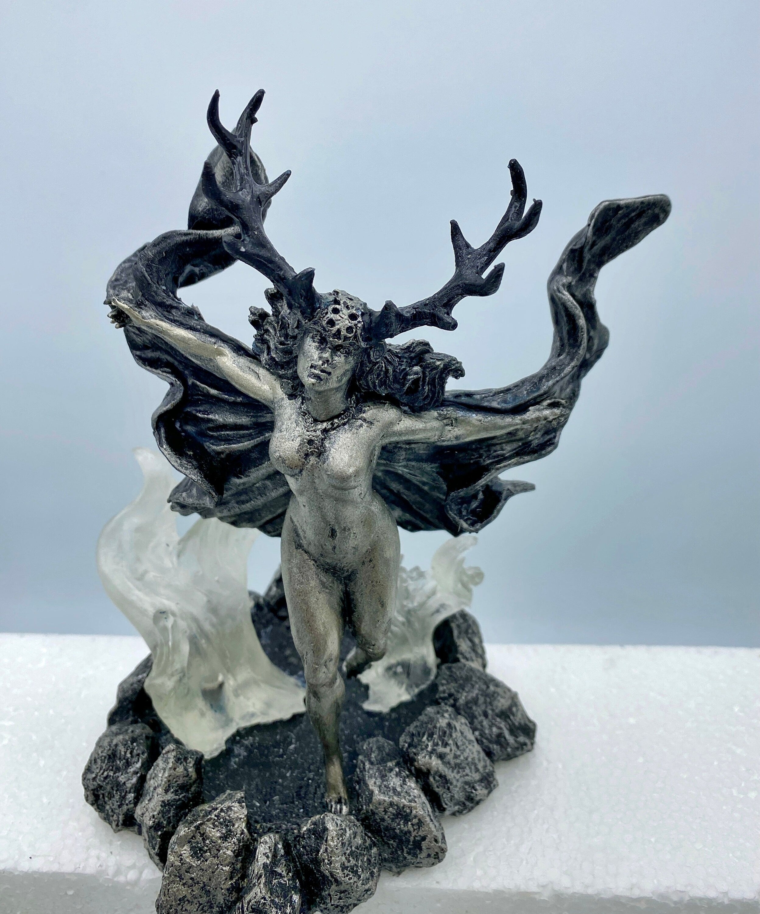 Morgan Le Fay Hand-Painted Resin Figurine