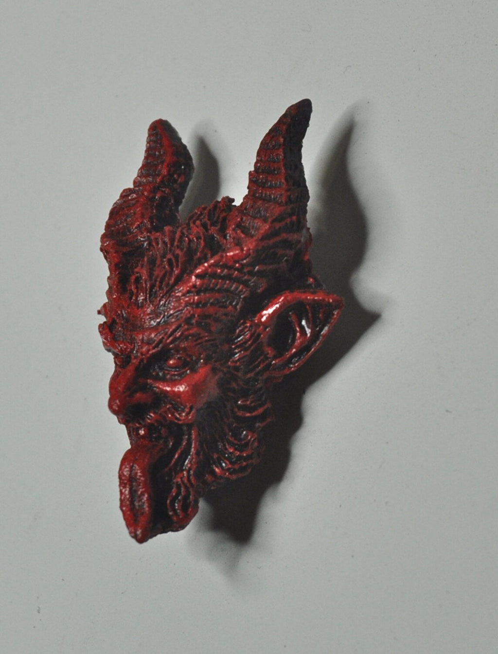 Krampus Hand-Painted Resin Magnet