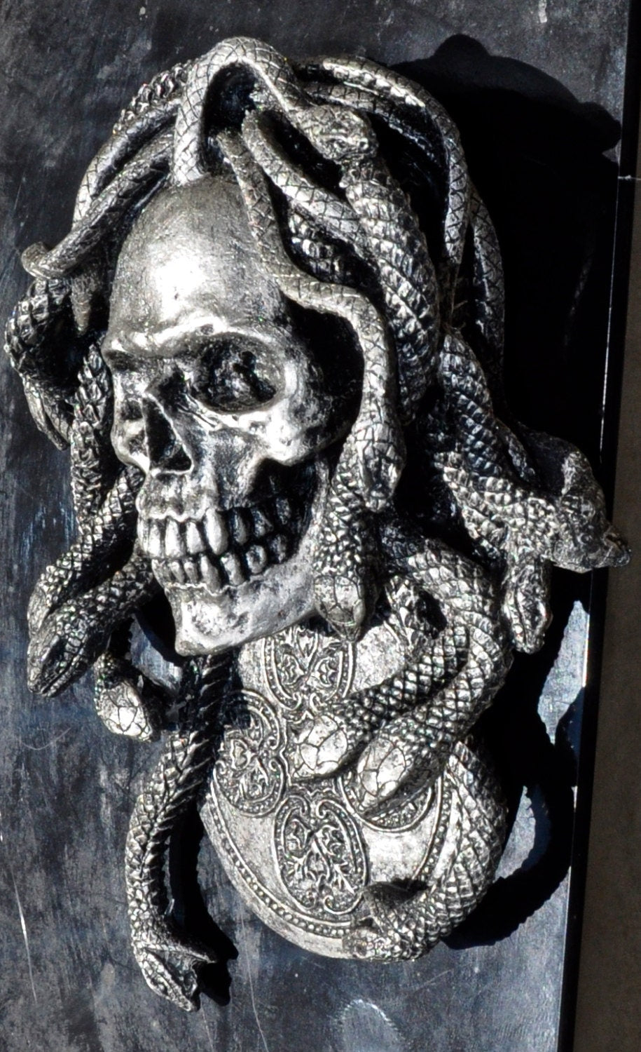 Medusa Skull Wall Plaque