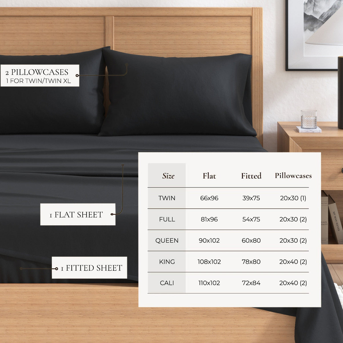 Cotton Solid Flannel Sheet - Nordic Collection
