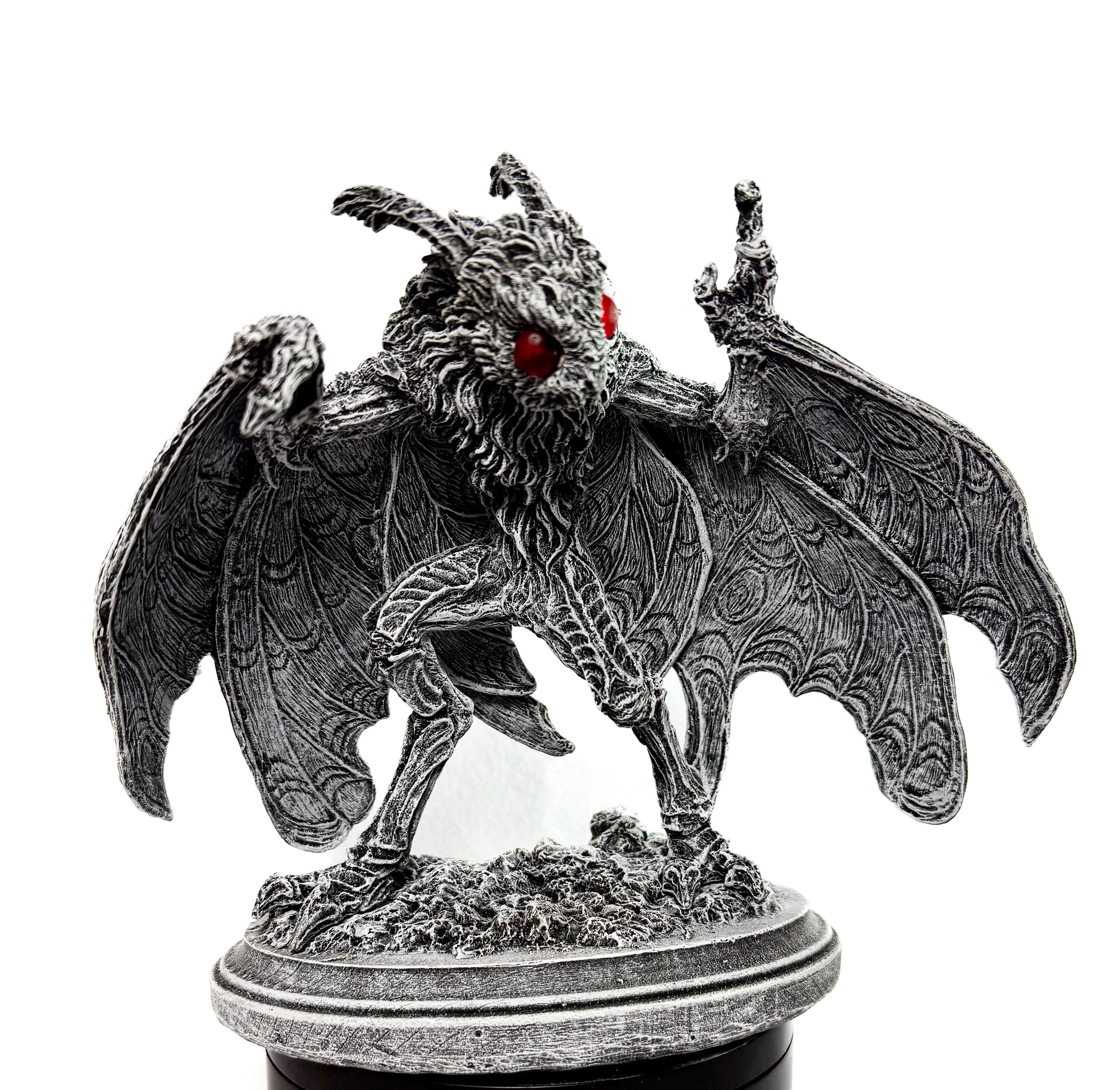Mothman Hand-Painted Resin Figurine