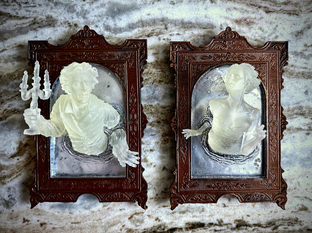 Gentleman Ghost in the Mirror Wall Plaque — Glow in the Dark