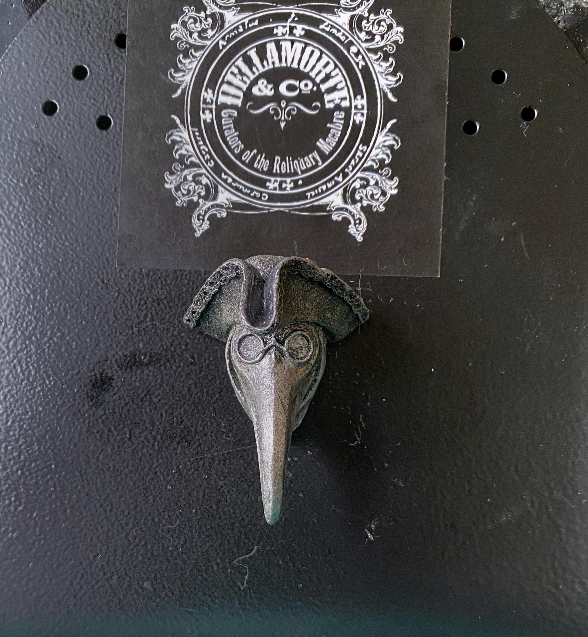 Venetian Plague Doctor Hand-Painted Resin Magnet
