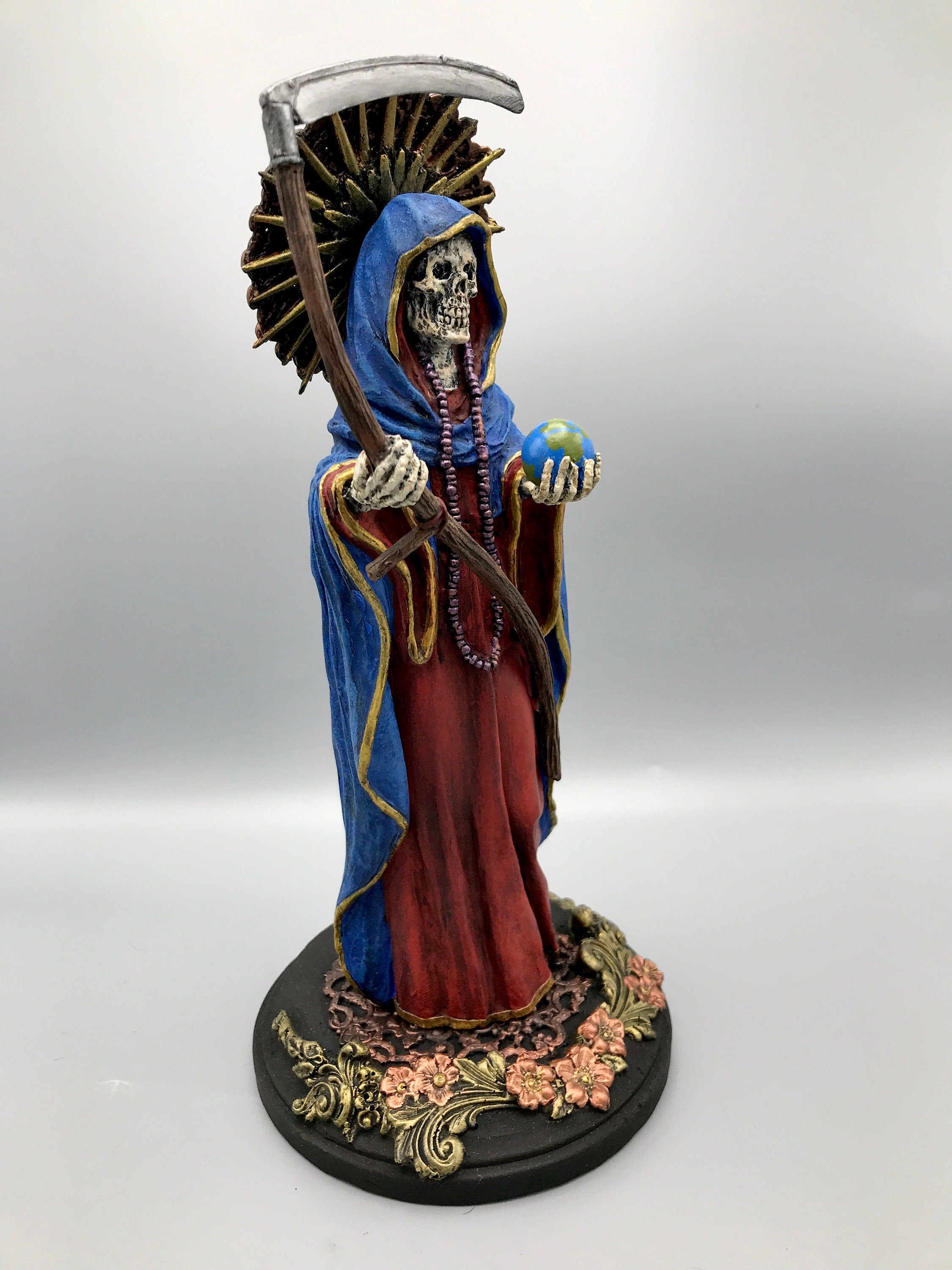 Santa Muerte Statue — Full Color