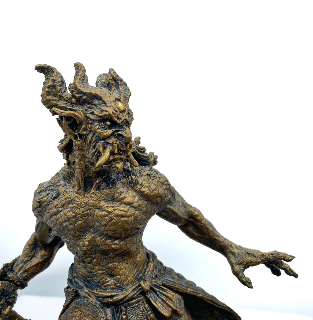 Oni Hand-Painted Resin Figurine