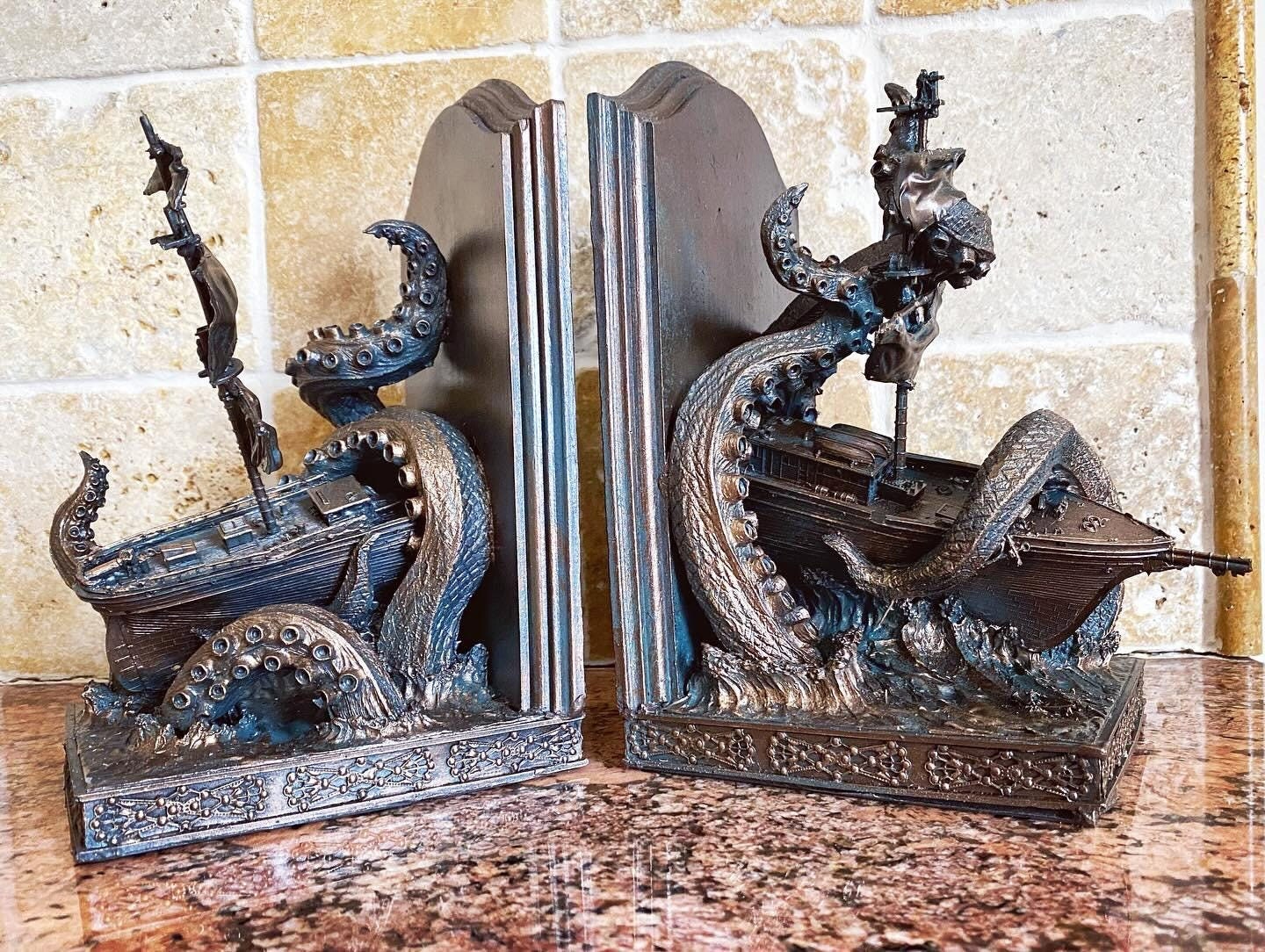 Kraken Bookends — Limited Edition
