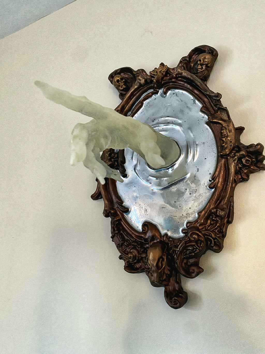 Spectral Hand Wall Plaque — Large Glow in the Dark