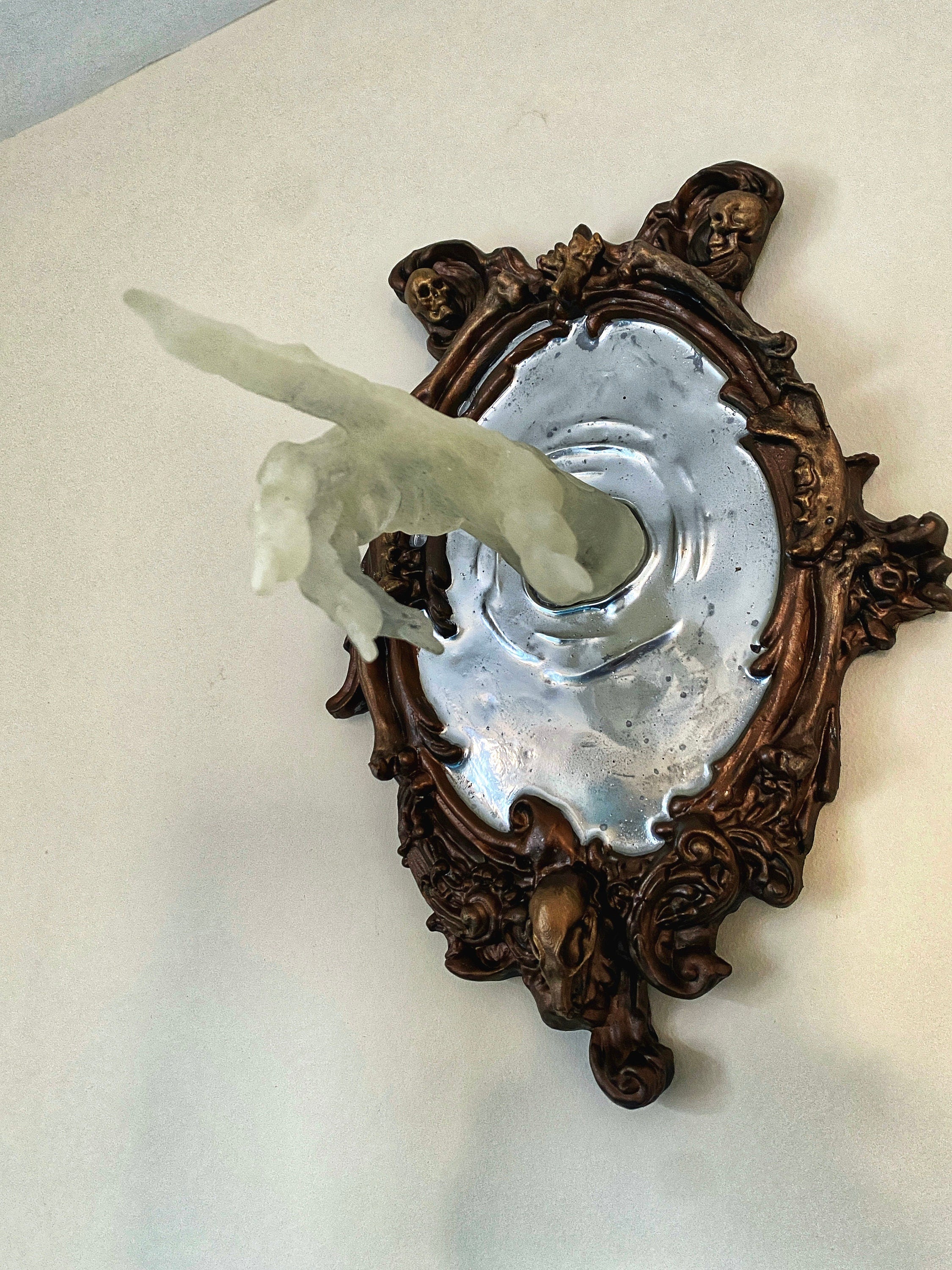 Spectral Hand Wall Plaque — Large Glow in the Dark
