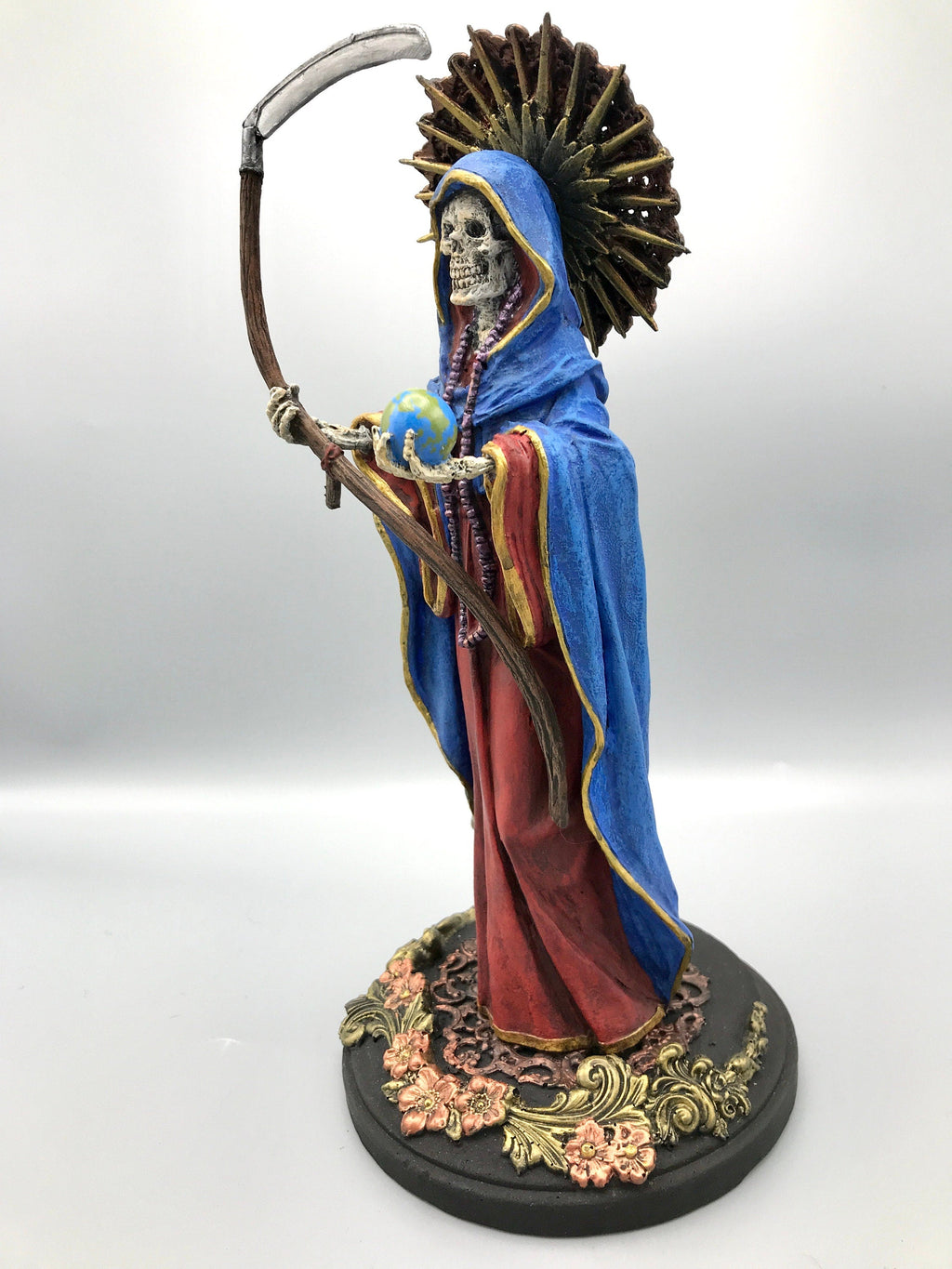 Santa Muerte Statue — Full Color