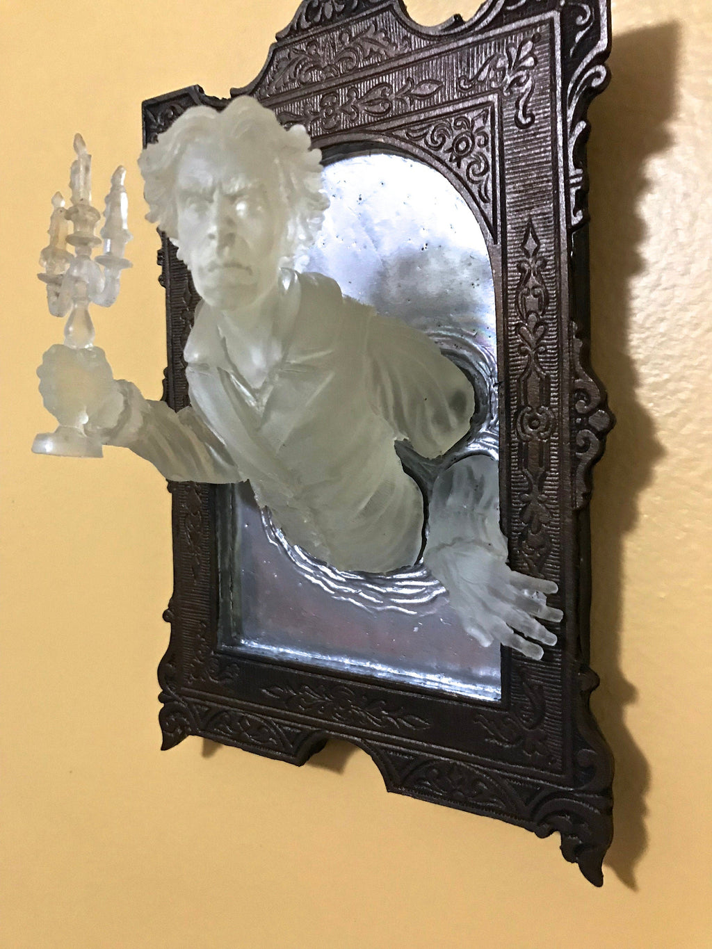 Gentleman Ghost in the Mirror Wall Plaque — Glow in the Dark