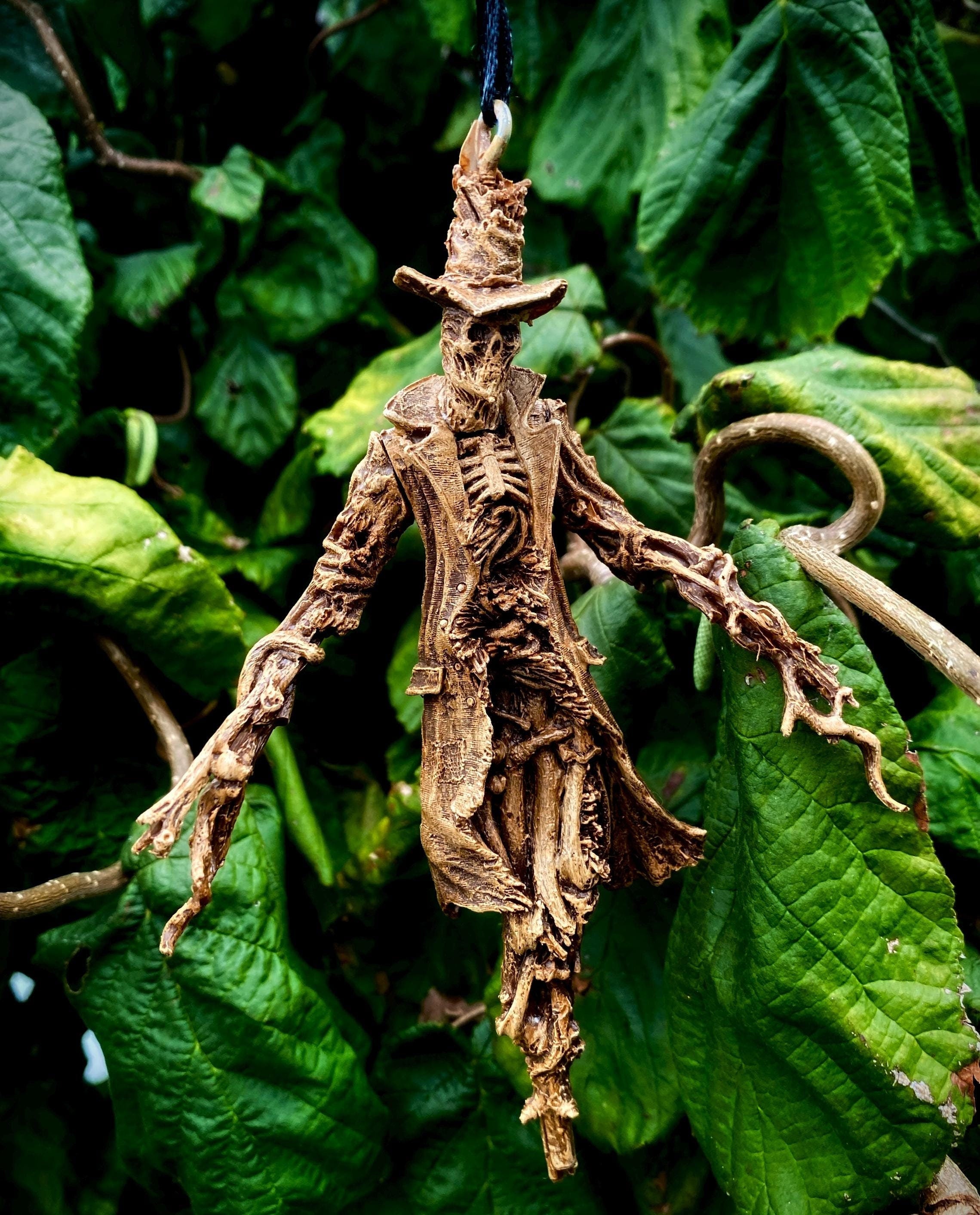 Scarecrow Hand-Painted Resin Ornament