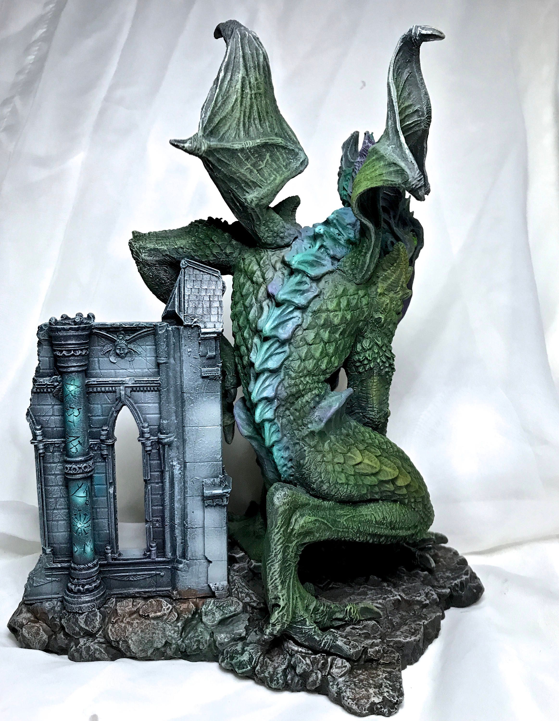 Cthulhu Rising Hand-Painted Resin Figurine — Full Color