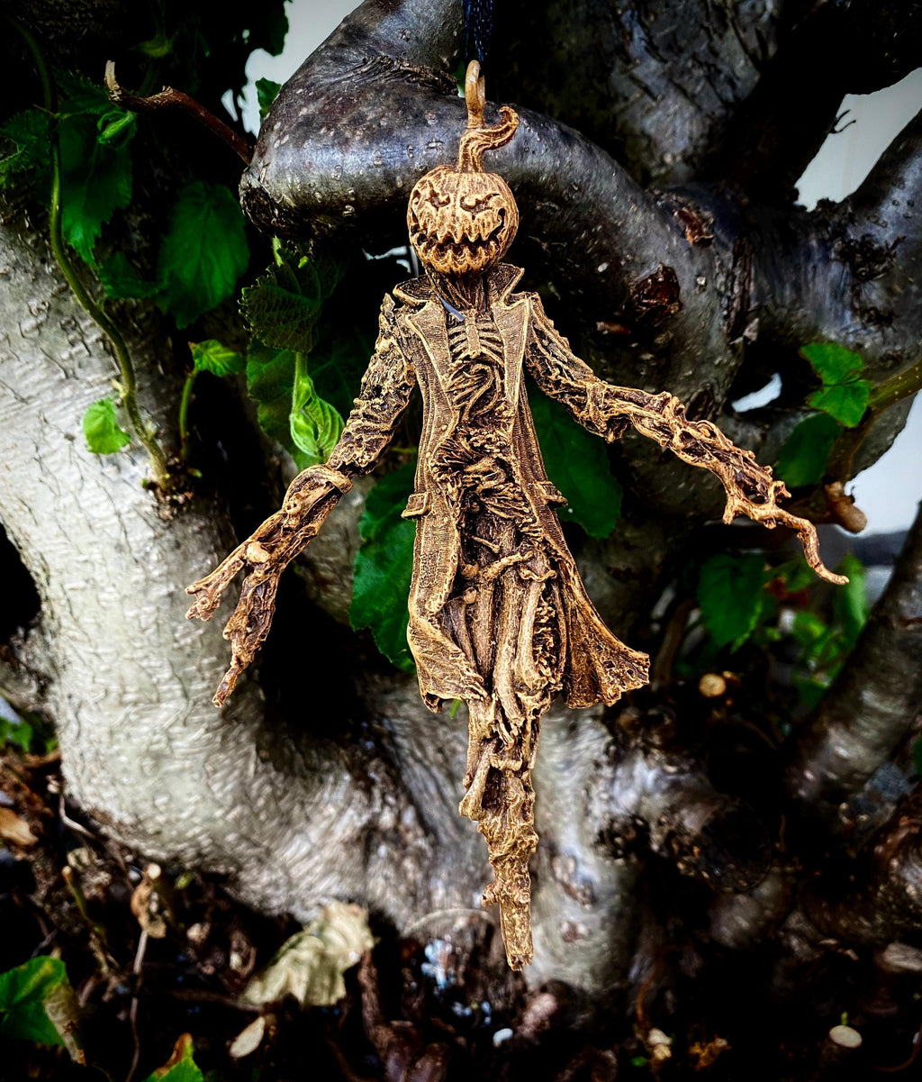 Scarecrow Ornament — Jack O’ Lantern Version