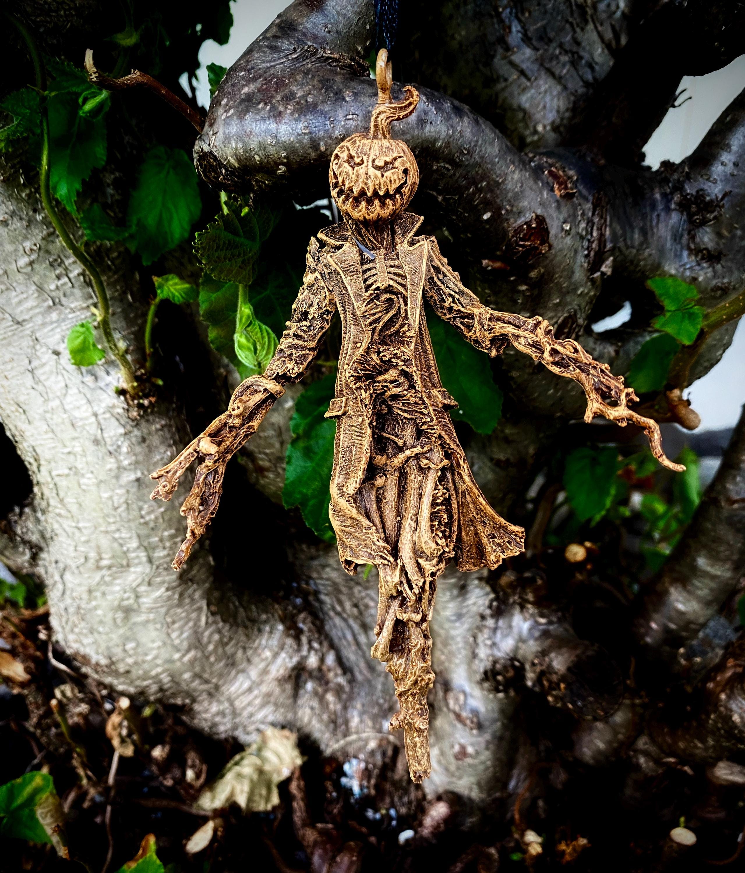 Scarecrow Ornament — Jack O’ Lantern Version