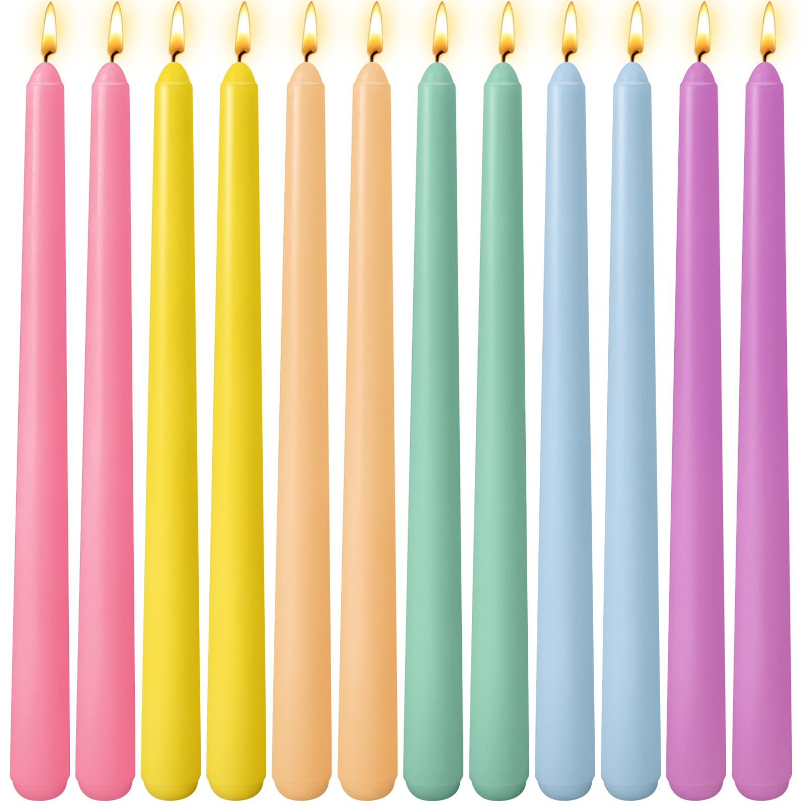 Candle Set for Easter Dinner Table